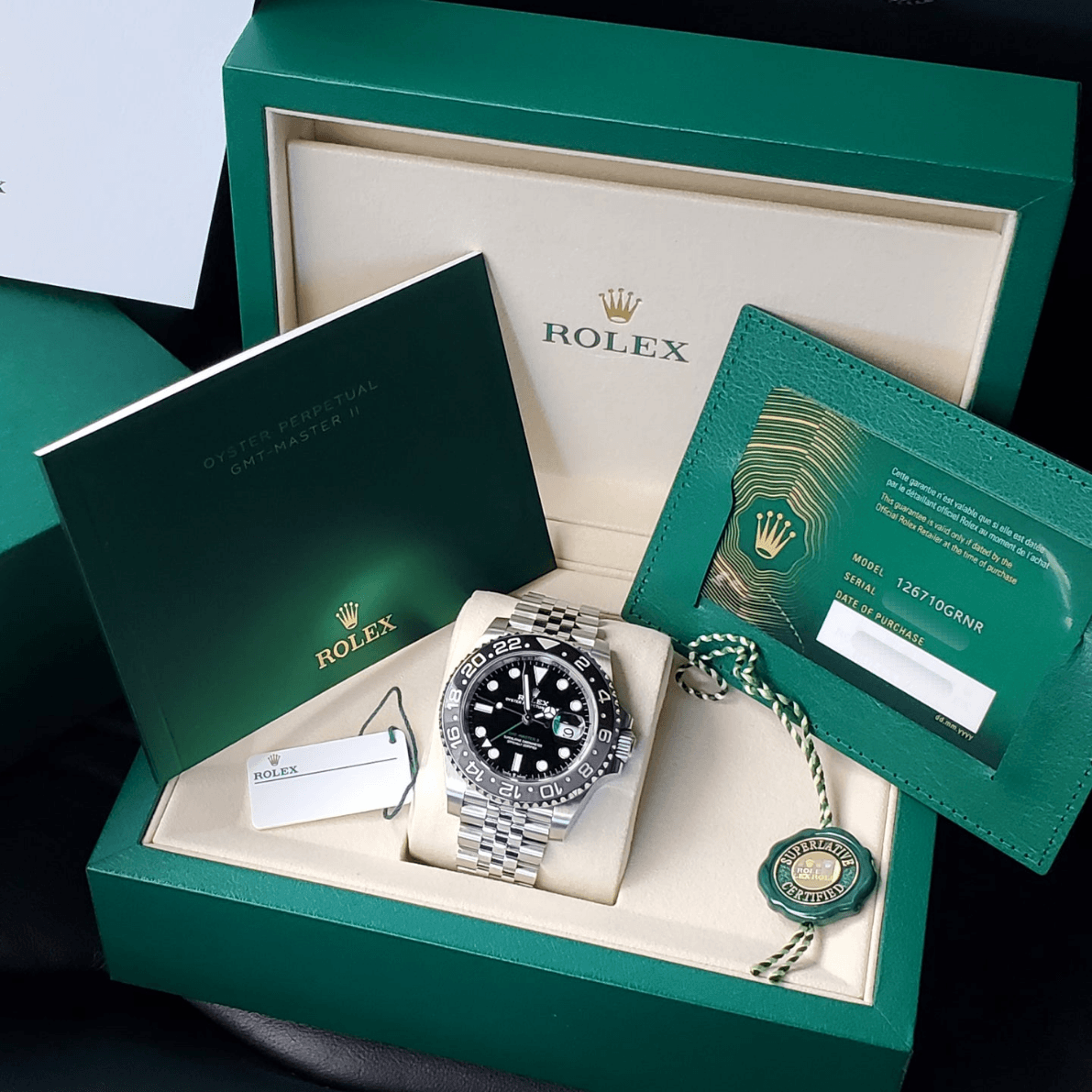 Rolex GMT-Master II 126710GRNR « Bruce Wayne »